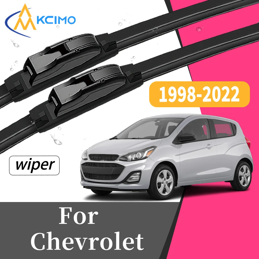 

Easy Install 2Pcs Front Windscreen Wiper Blades For Chevrolet Spark 1998-2022 Car Windshield Wiper Replacement Accessory
