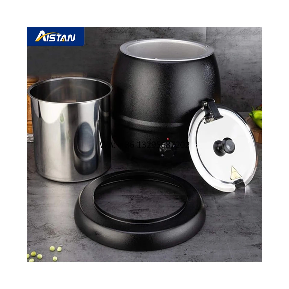 

SB6000 Нагреватели супа Коммерческие подогреватели для пищевых продуктов Вставной горшок из нержавеющей стали, контроль температуры — 10,5 литров