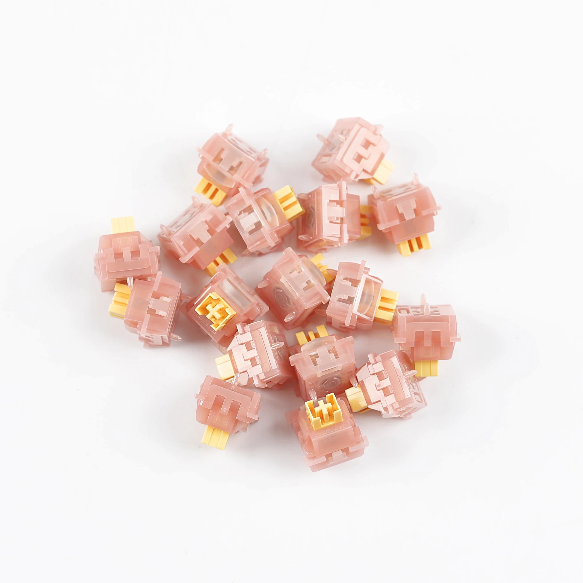 Przełącznik magnetyczny Outemu Peach Silent 2-pinowy liniowy, wstępnie smarowany, 40g, do klawiatur Wooting z przełącznikami Hall Effect, do gier i biura. — zdjęcie produktu 5