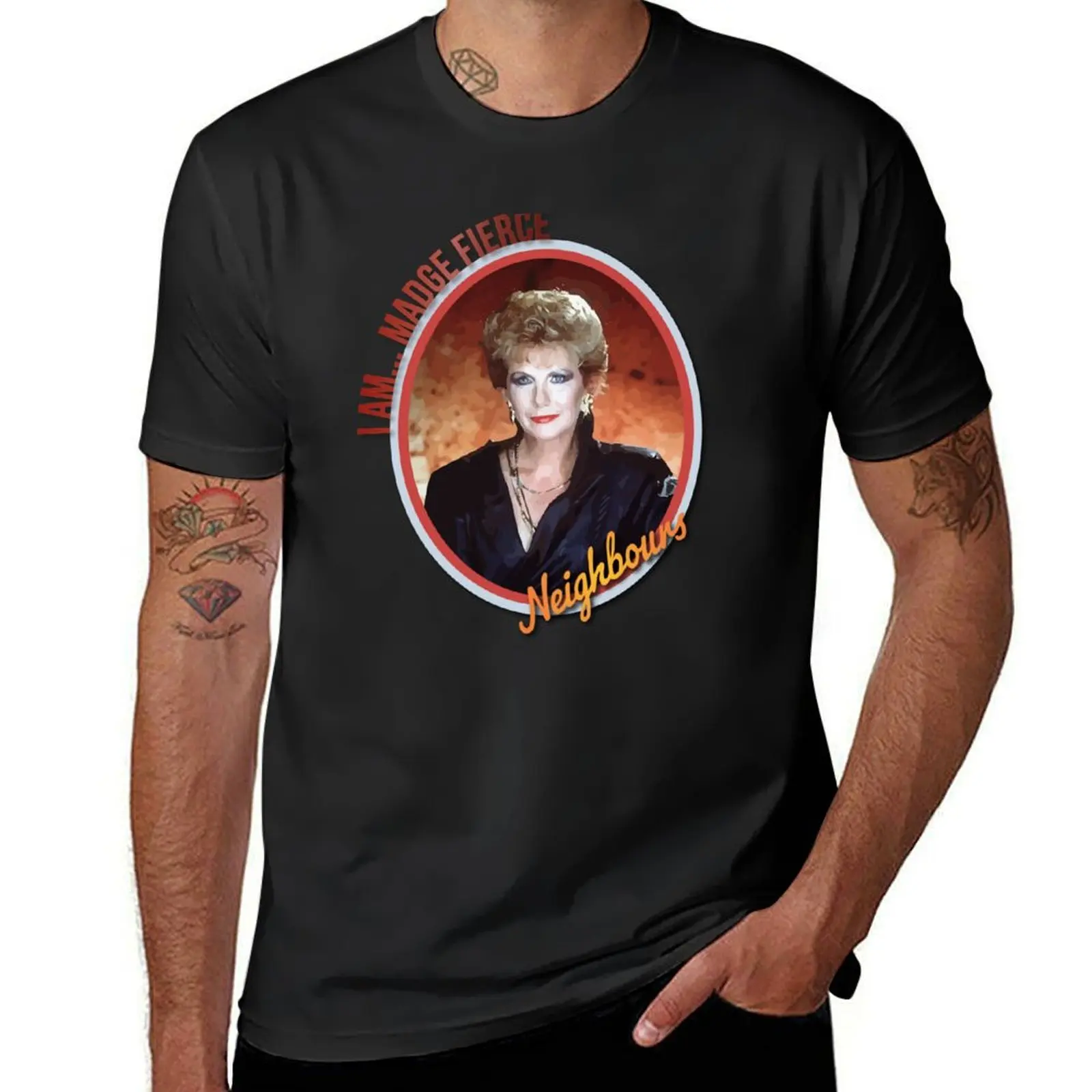 Madge Ramsay T-Shirt summer tops oversizeds Blouse mens cotton t shirts