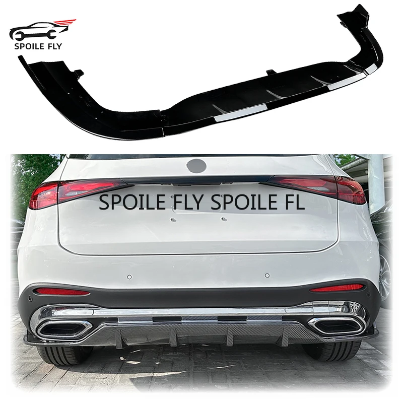 2023 To Up For Mercedes Benz GLC Class X254 GLC260 GLC300 Rear Bumper Lip Diffuser Tail Side Splitters Spoiler Body Kit By ABS