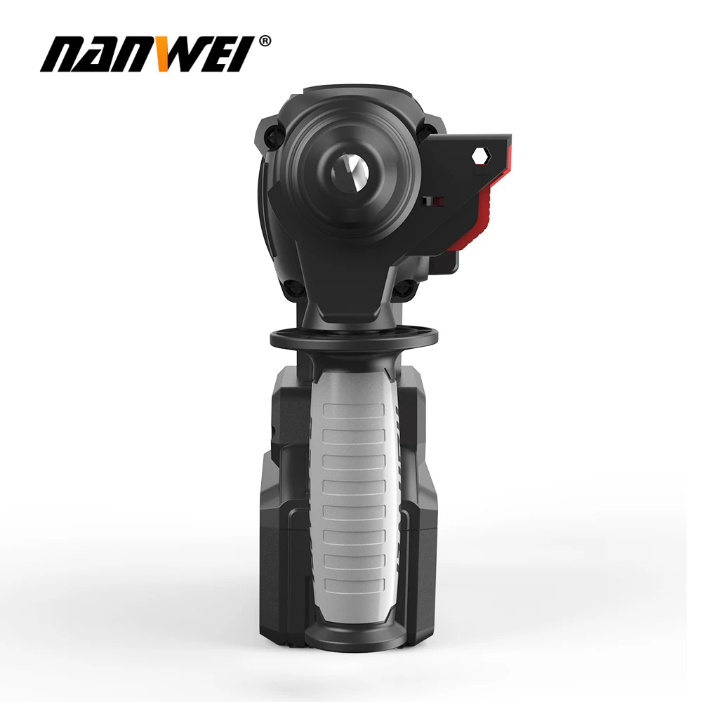 NANWEI 21v Electric drill Heavy Cordless Rotary Impact Hammer Concrete Breaker drill with Portable Tool Storage Box