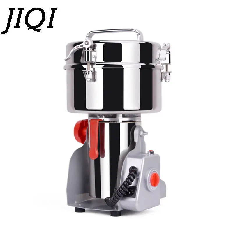 2000g Swing Type Grain Mill Stainlesssteel Grinder Ultrafine Herbal Spices Dry Food Crusher Powder Miller 30-300 Mesh Pulverizer