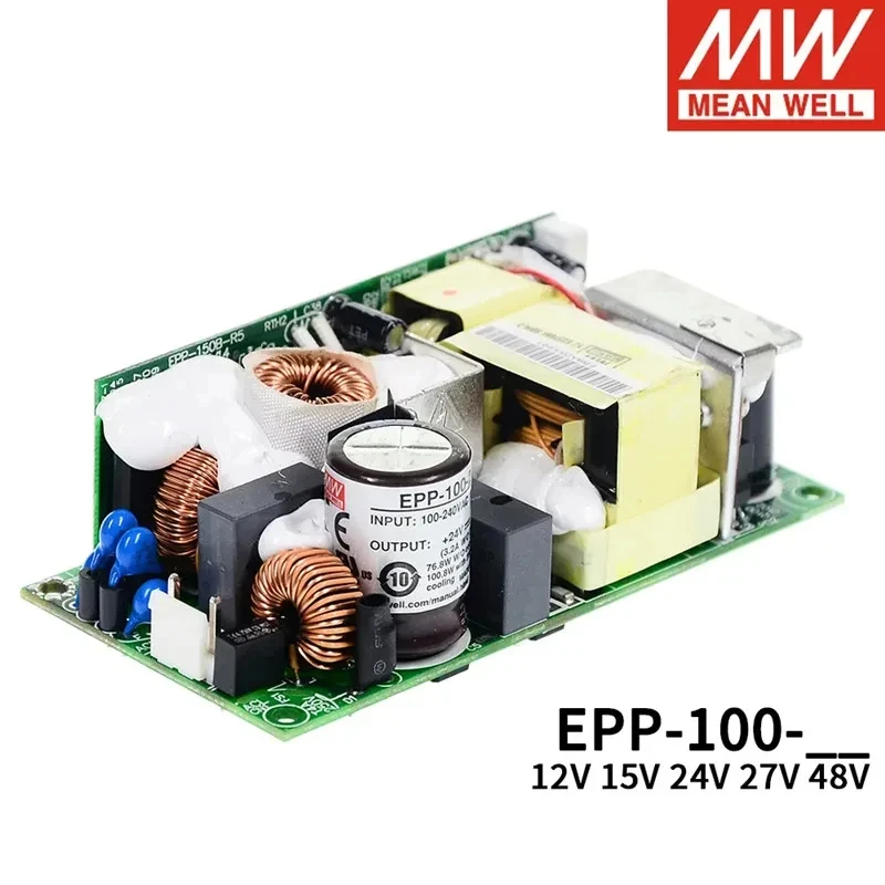 Mean Well EPP Series 100-500W AC TO DC 12V 15V 18V 24V 27V 36V 48V 54V PFC Bare Board Switching Power Supply