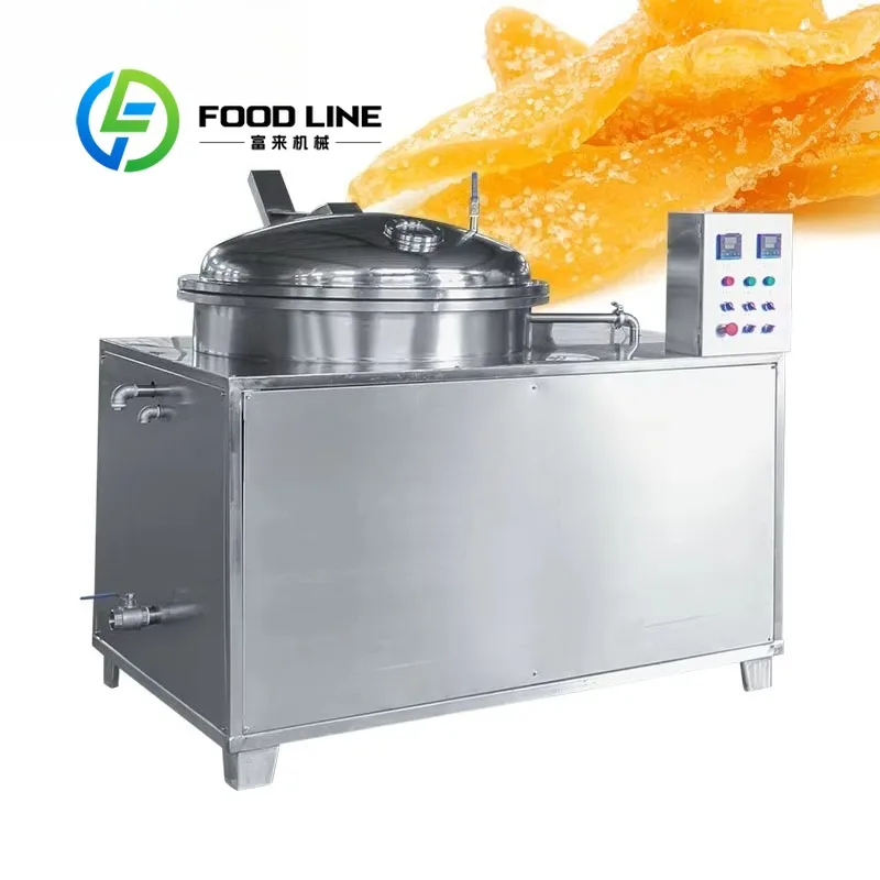 High Capacity Candied Fruit Making Machine Vacuum Negative Pressure Sugar Soaking Pot