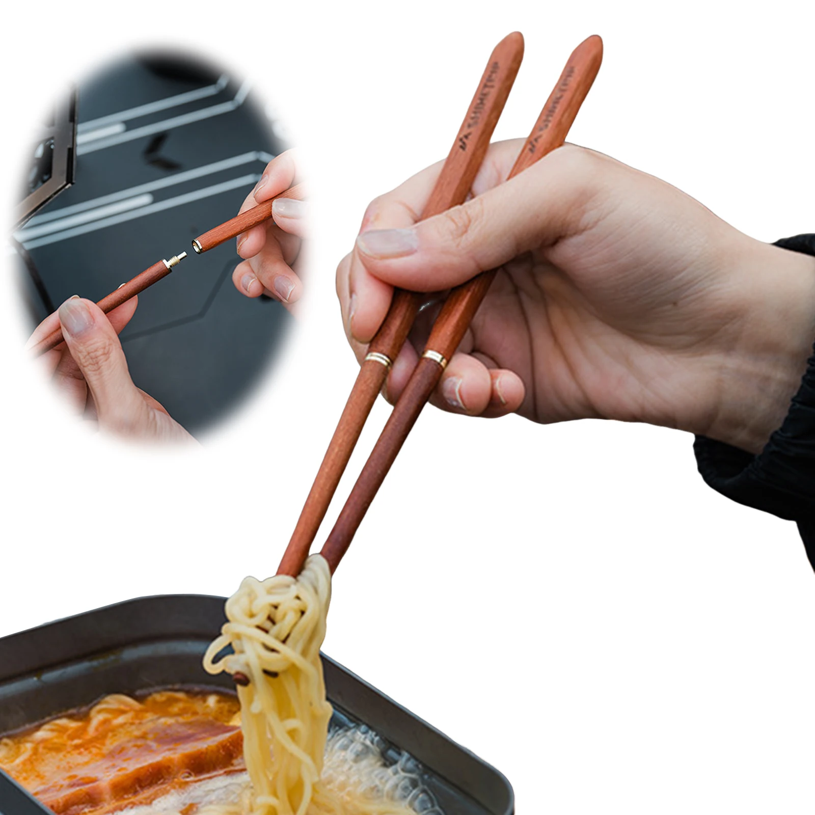 Titanium Camping Utensil Set C - Camping Cooking And Eating Set 评论和价格