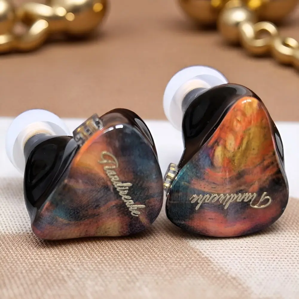 Tianrenhe TD19s البريليوم الحجاب الحاجز الراتنج خشب مستقر عالية الدقة باس سماعات 0.78 مللي متر داخل الأذن سدادات الموسيقى ملف واحد