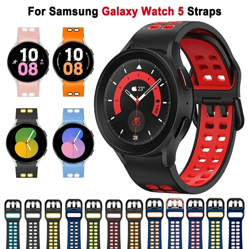 20mm watch Band For Samsung Galaxy Watch 4 classic 46mm 42mm smartwatch Silicone Sports Bracelet Galaxy Watch 4/5 44mm40mm Strap