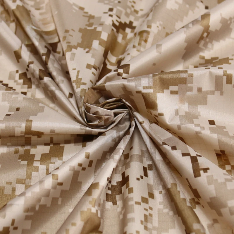 

210T Nylon Multicam Black MCBK Camouflage Fabric NWU II Desert AOR1 Taffeta Waterproof Cloth Raincoat Tent Curtain Canopy DIY