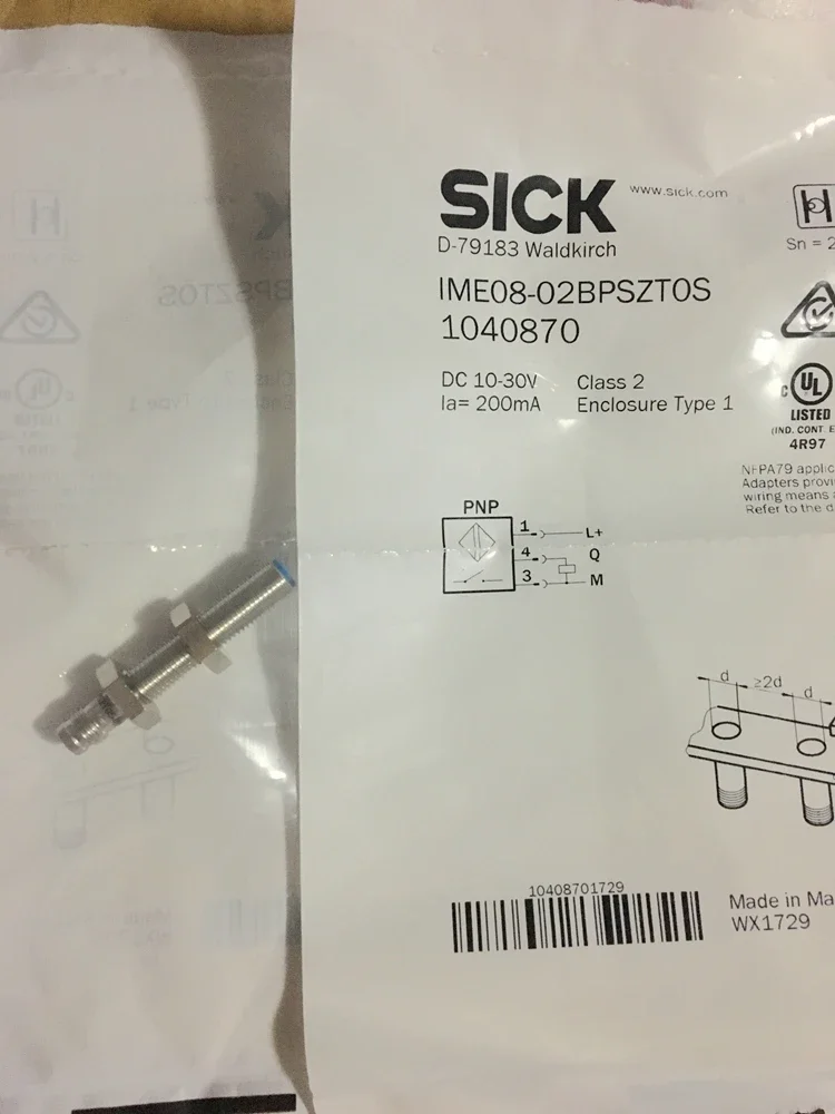 

SICK IME08-02BPSZT0S 1040870 100% new and original