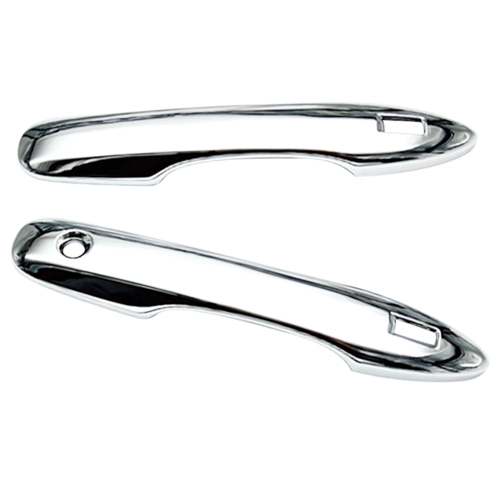 لتويوتا بريوس 60 2023 خارج 2 قطعة غطاء مقبض الباب غطاء حامي ABS البلاستيك الفضة ، ألياف الكربون ، أسود