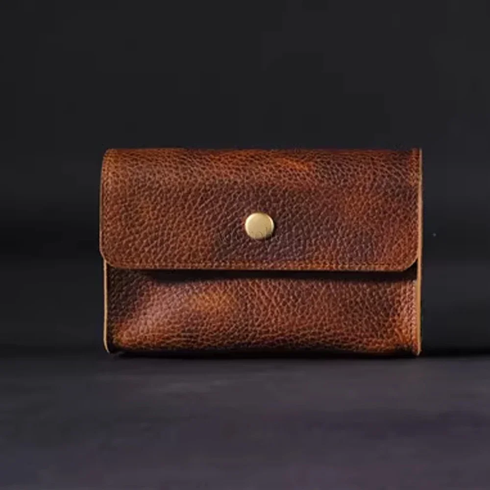 Vegetable Tanned Cowhide Leather Camera Storage Bag Full Body Digital Camera Case Fit for Ricoh Small Micro Camera