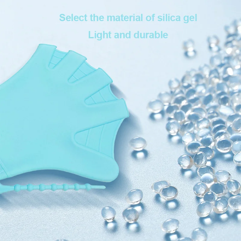 シリカゲルハンドウェブパドルパーム水泳シュノーケリング子供大人男性と女性ドリフトトレーニングシリカゲルアンチカット手袋