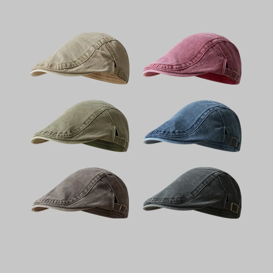 American Casual Retro Beret Children Washed Old Street Forward Hat British Painter Newsboy Cap