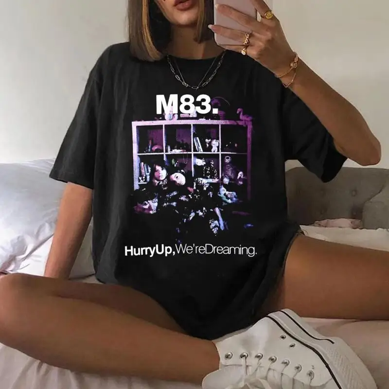 

New Rare M83 Band Funny Family Black S 235Xl T Shirt 1D1640
