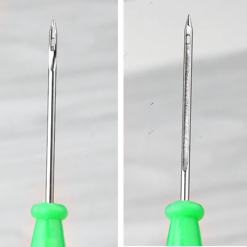 Sewing Awl Hole Hook, Handmade Leather Tool, Cone Needle, Shoes Repair, DIY, 13cm, 2Pcs