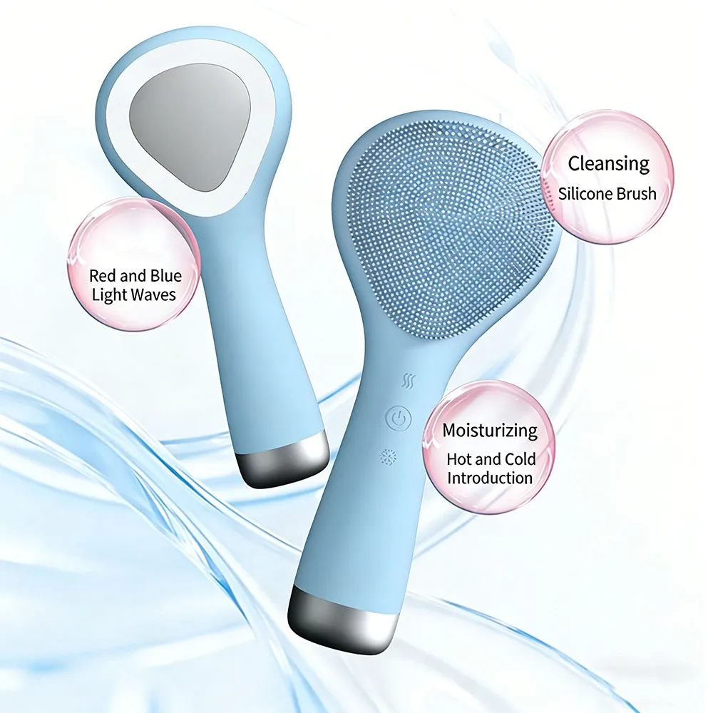

Silicone Waterproof Electric Facial Deep Pore Cleansing Brush Face Massager