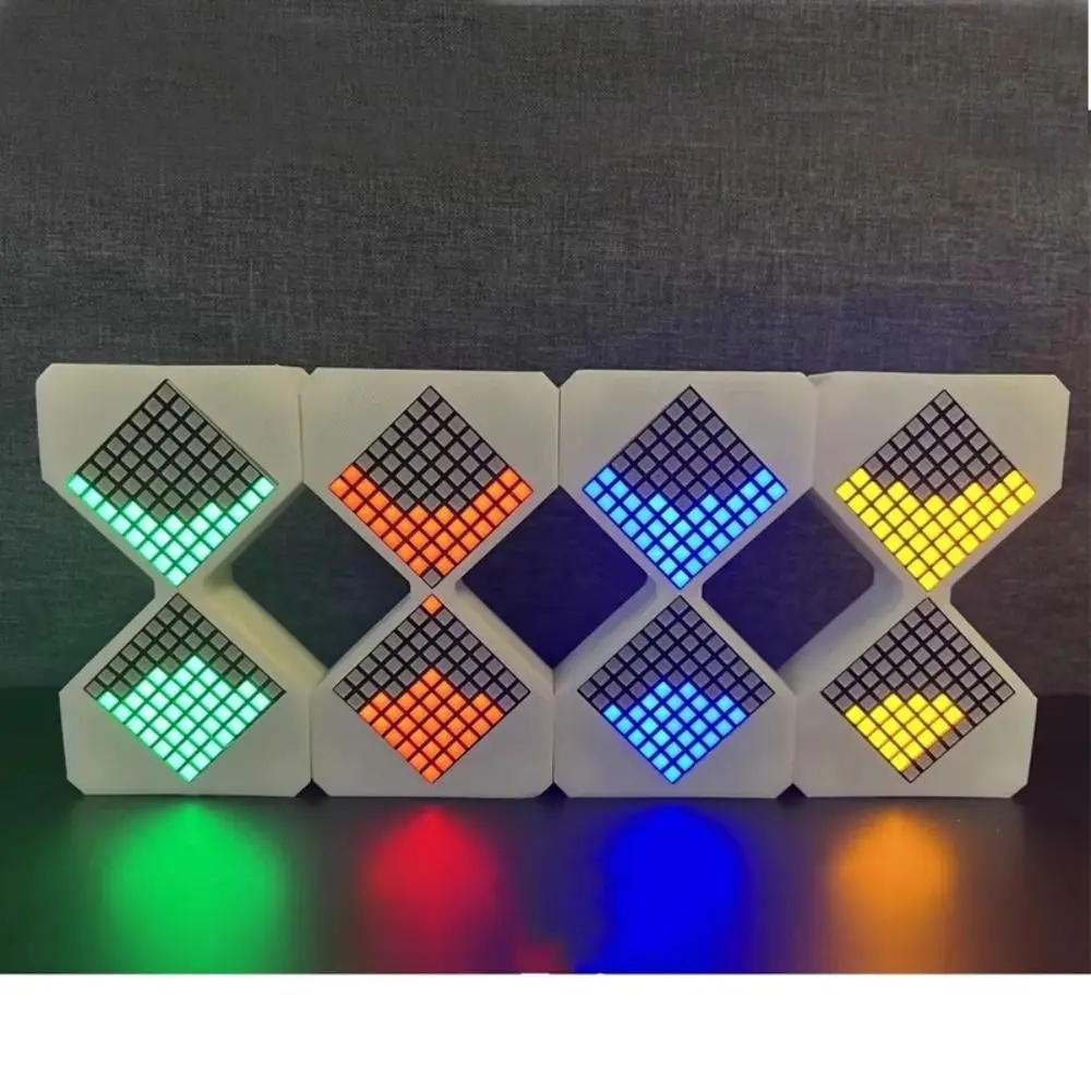 

Cyber Style LED Electronic Hourglass with Gravity Sensing 1-30 Min Timer DIY Digital Sand Clock Technology Sense Decompress Toys