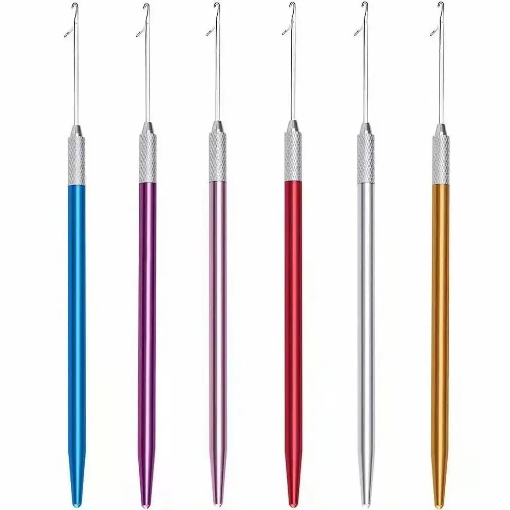 Sturdy Long Hooks Needle Braid Craft Easy To Use Wig Crochet Needles Metal Hook Needles Dreadlock Crochet Hair Weave Needle