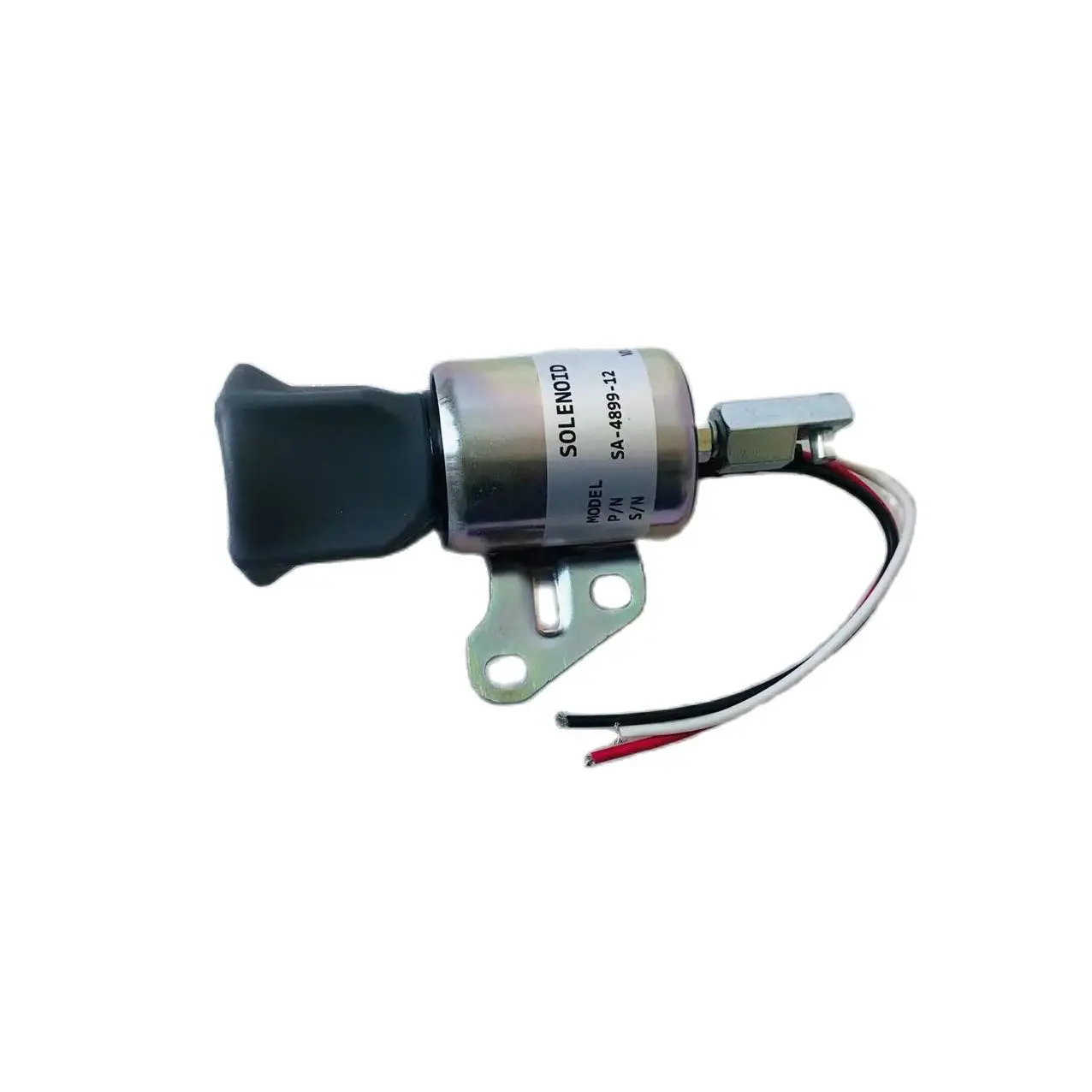 12/24V Three Wires Engine Fuel Shut Off Stop Solenoid Flame Out Valve 1756ES-24SUL5B1S5 For Kubota SA-4899-12 17520-60013