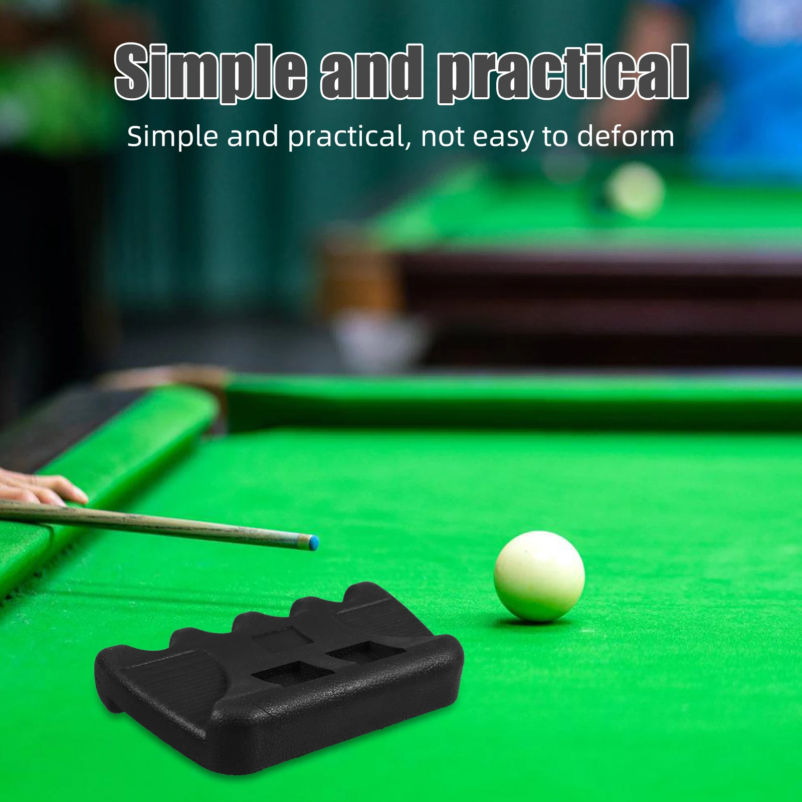 

Billiard Cue Rack Pool Holder Wall-mounted Billiards Accessories Plastic Stick Stand