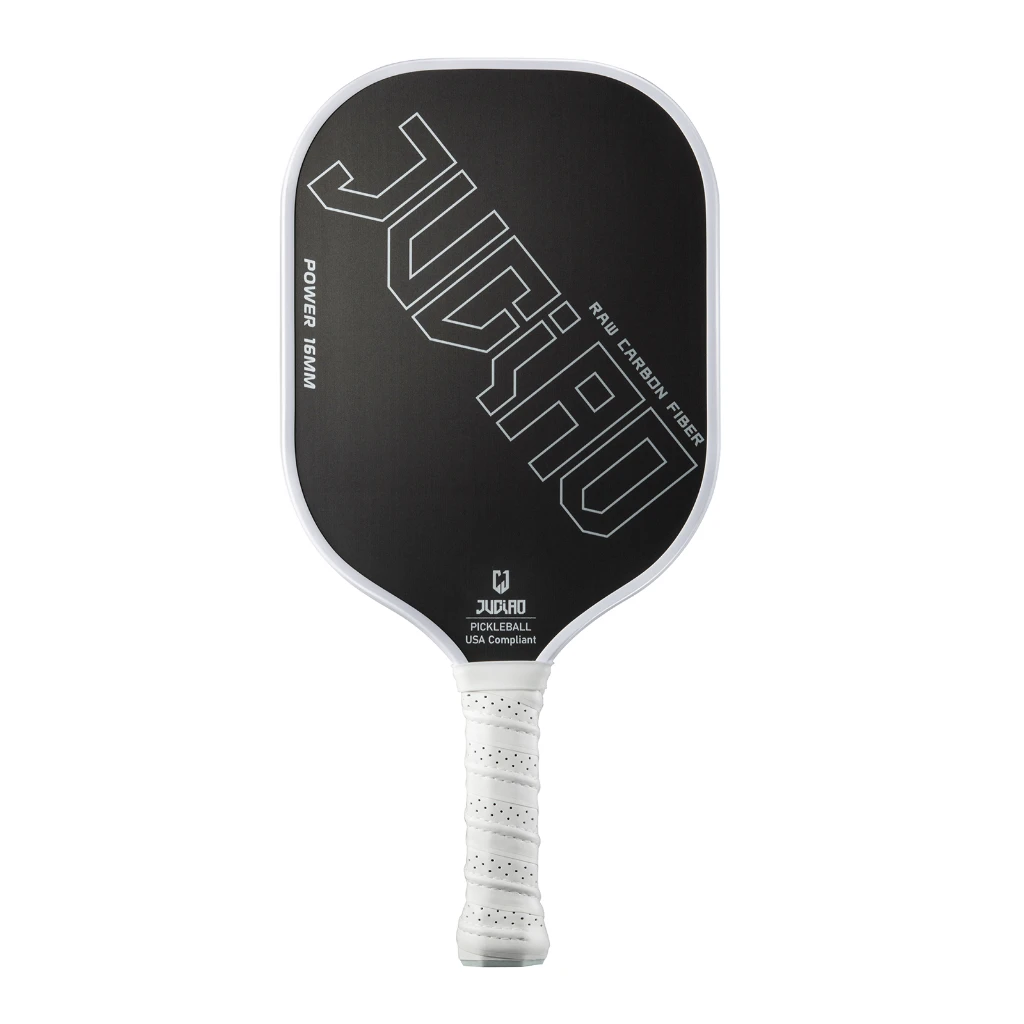 Pá De Pickleball De Fibra De Carbono Raw Thermoformed T700, Spin Superfície Texturizada, Borda De Espuma, Aperto Ergonômico