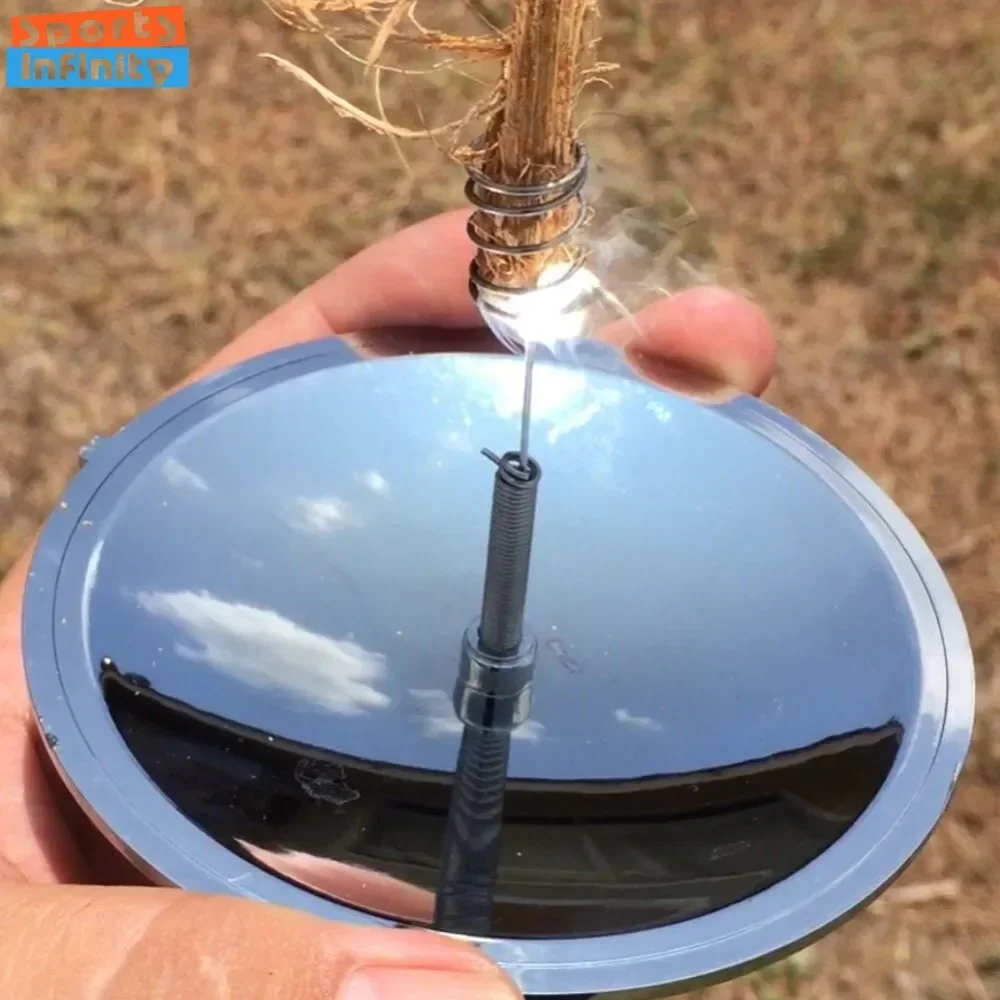 Solar Igniter Fire Collector Outdoor Solar Cigarette Lighter Solar Igniter Outdoor Camping Tools