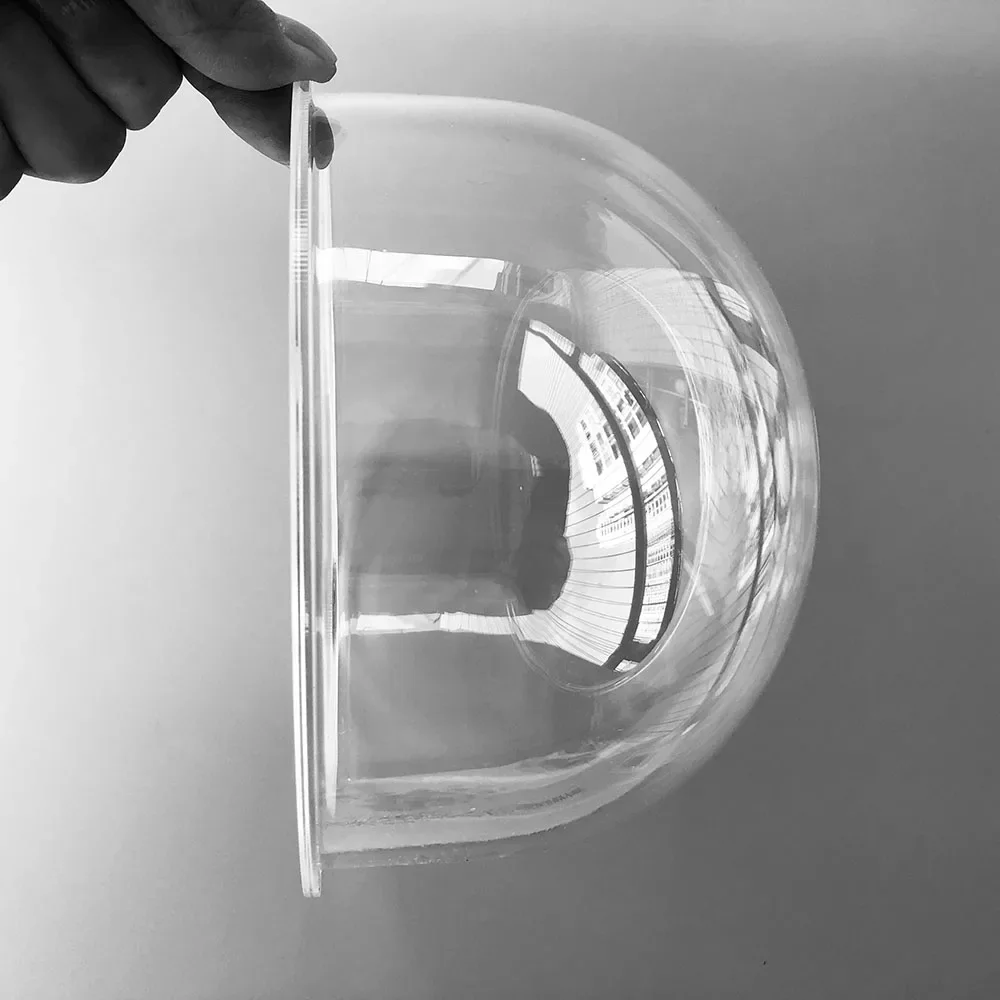 176.2x112mm 6.9 Inch Outer Transparent Hemisphere Clear Acrylic Glass Protection Dome Cover For SONY PTZ IP Cameras