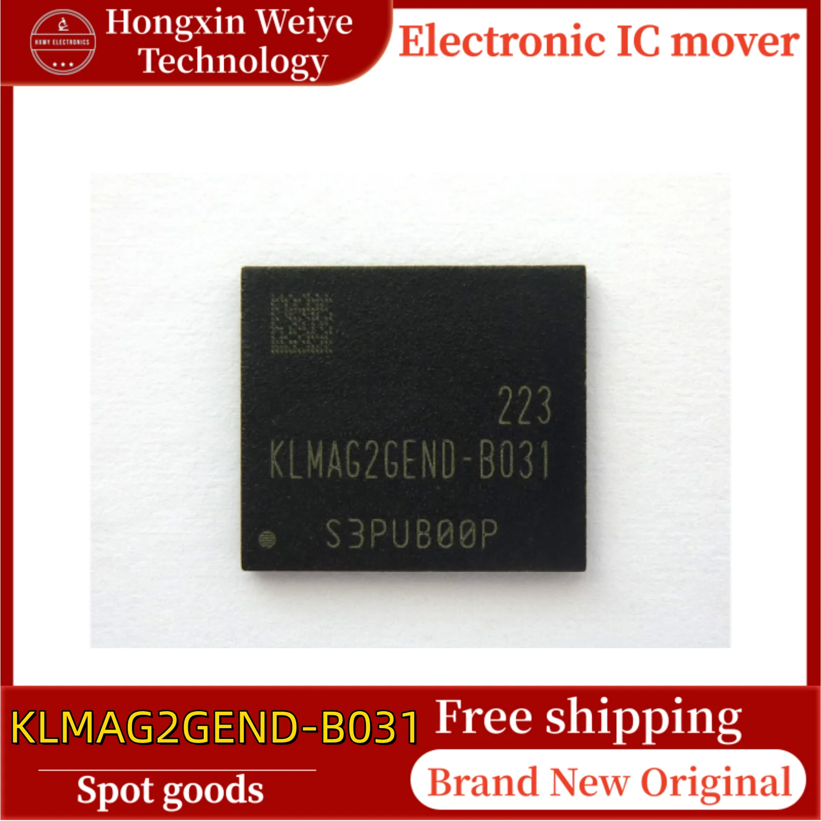 

2/10 pcs KLMAG2GEND-B031 BGA153 EMMC memory chip brand new in stock free shipping