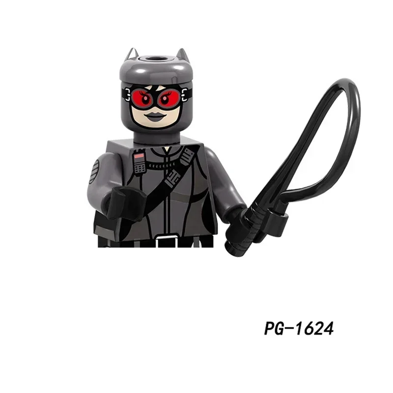 PG8186 Super Hero Batman Joker Catwoman Riddler Harley Quinn Bane mattoni personaggio dei cartoni animati building block ragazzo regalo di compleanno