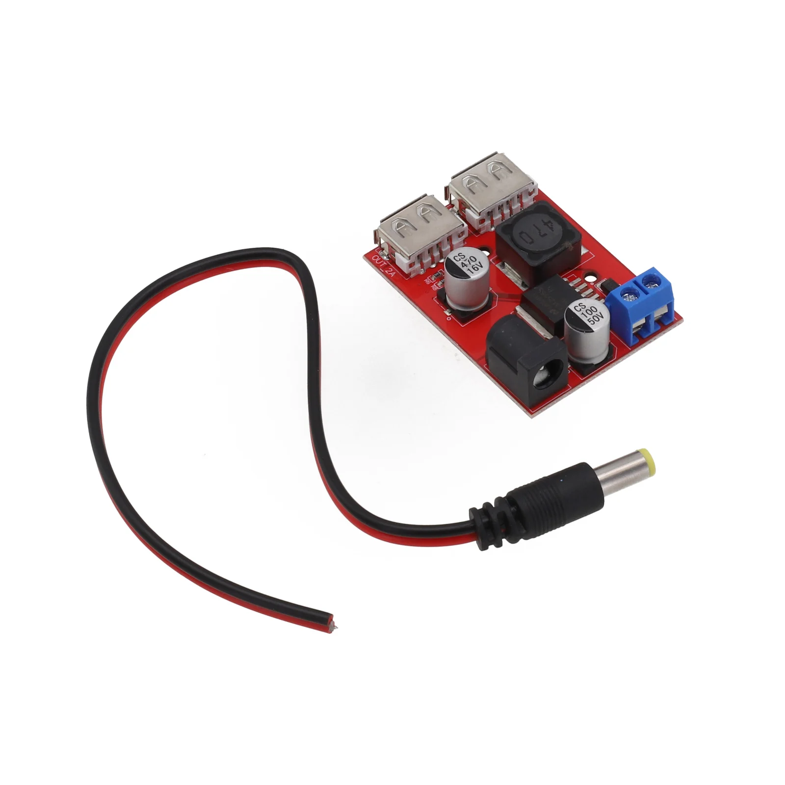 3A Charging Board Red 50x35x12mm Solar Controller High Efficiency Simultaneous Charging Versatile Compatibility