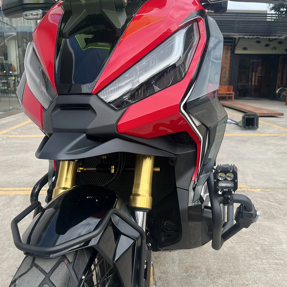 MTKRACING Fairing Winglets For HONDA X-ADV 750 2021-2024 Downforce Naked Frontal Spoiler Winglets Front Beak Nose Cone Extender