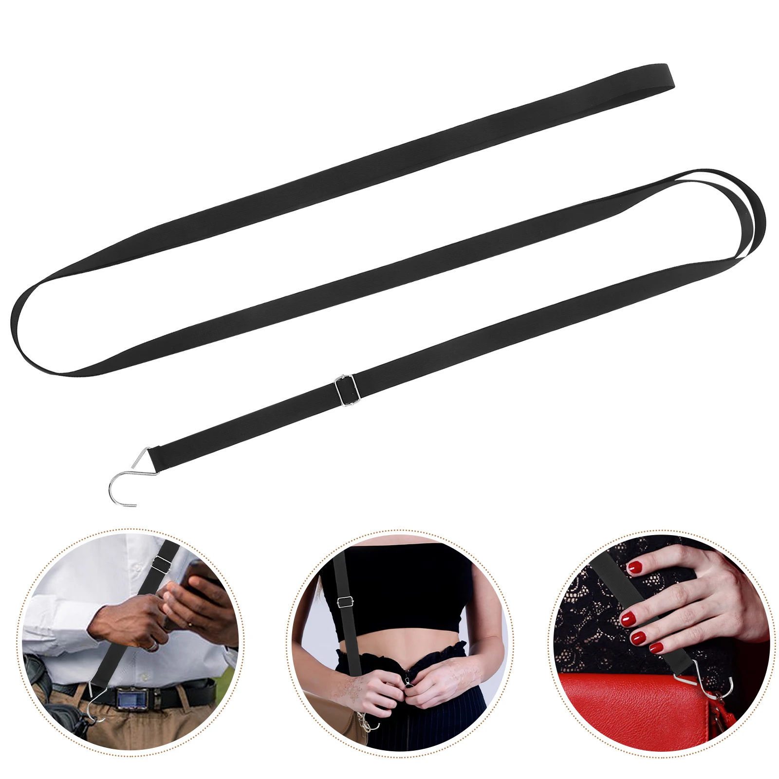 

Adjustable Shoulder Strap Bag Laptop Backpack Pads Nylon Straps for Crossbody Bags Black Purse