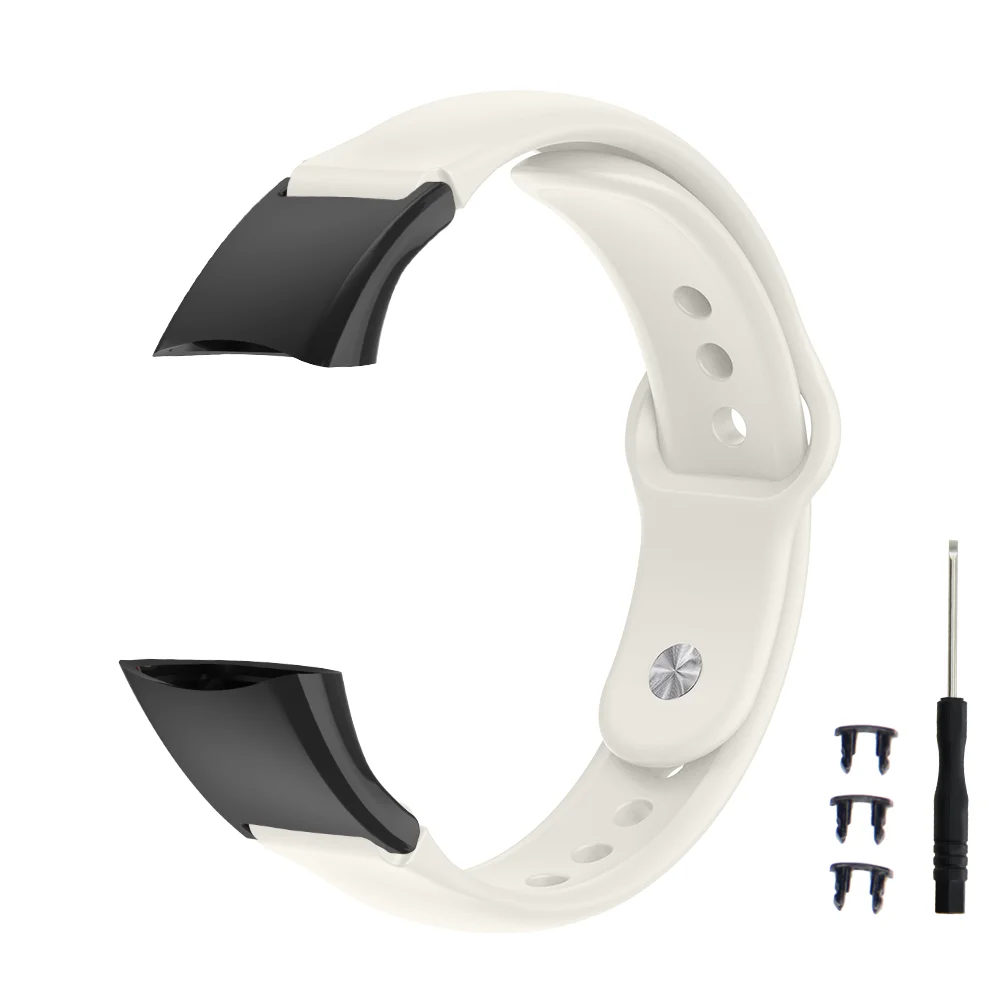 

Sweat-proof Sport Strap For Honor Band 4 5 Bracelet Reverse buckle Quick Release Washable Silicone Smart Watch Band Men Women