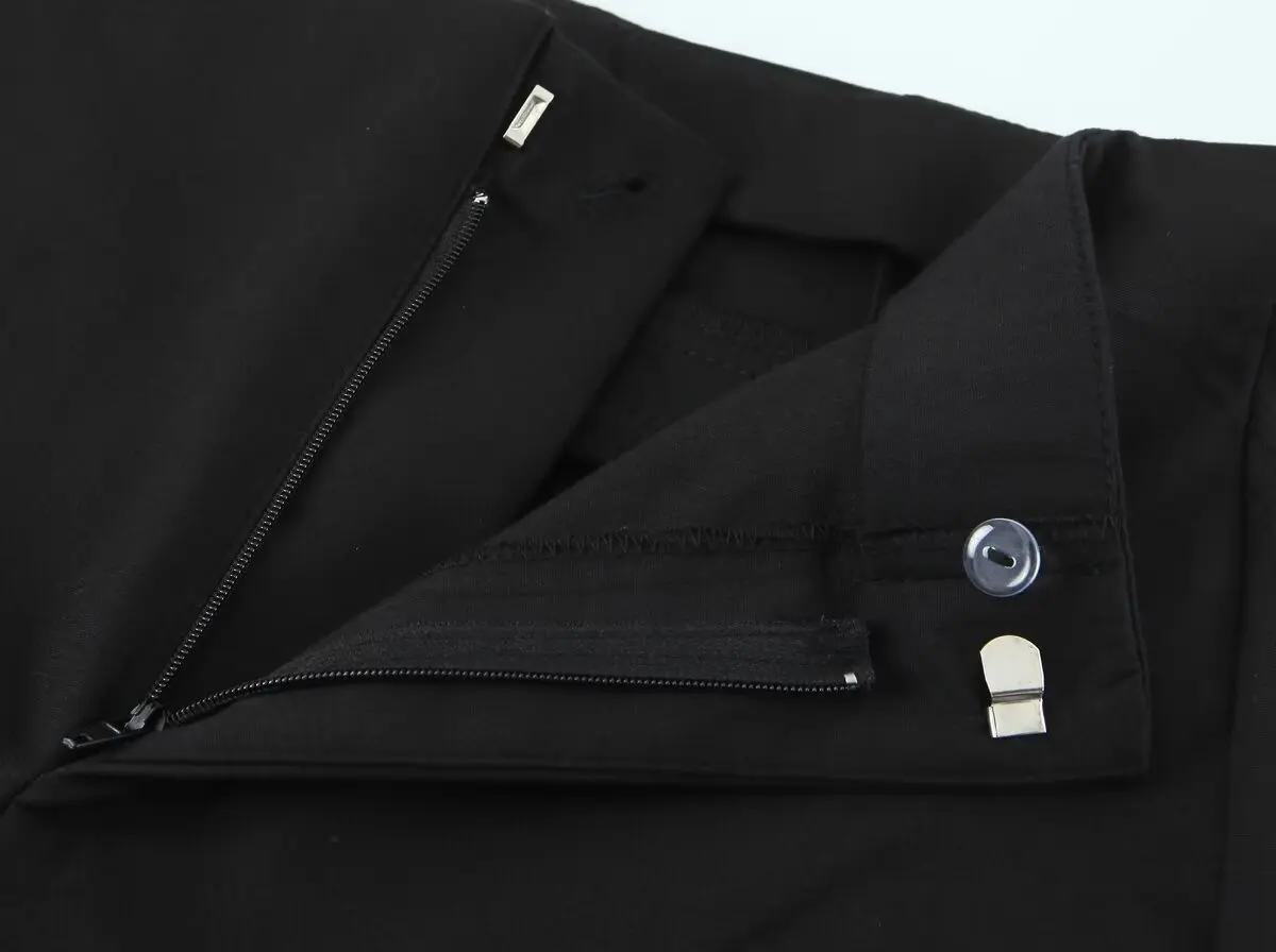 Nieuwe herfstproducten voor kleine mensen dragen slanke en uitlopende broeken voor damesbroeken met slanke, casual uitlopende broeken met hoge taille