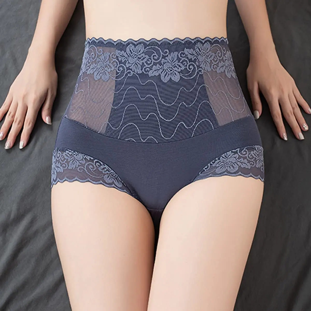 3 шт., женское сексуальное кружевное хипстерское нижнее белье, хлопковые трусики с высокой талией для женщин, бесшовные женские трусы без маффинов
