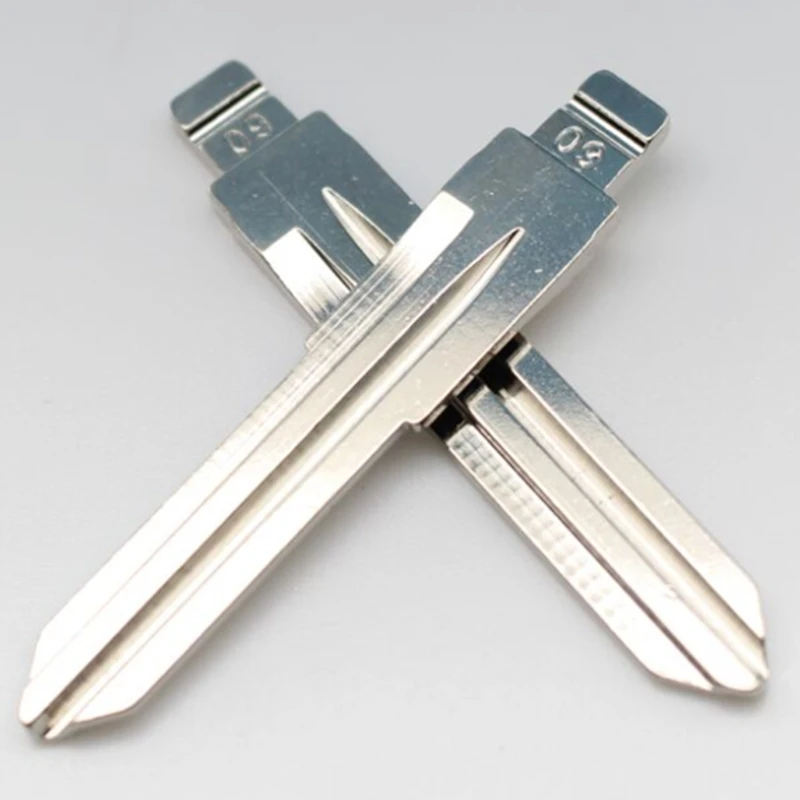 

XIEAILI OEM 50Pcs 09# Uncut Car Key Blank Blade MZA24 For Mazda For Keydiy KD Xhorse VVDI JMD