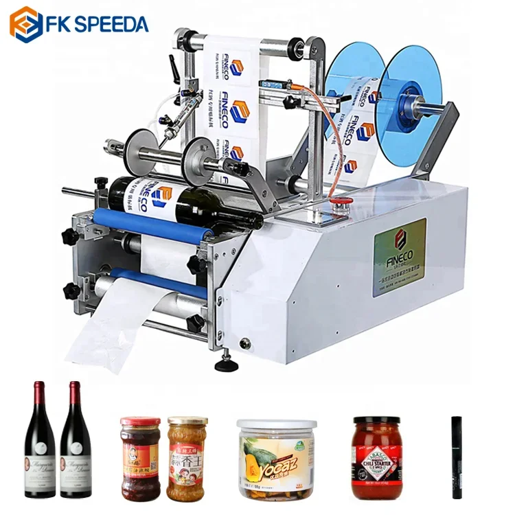 

Hot Selling Semi-automatic Labeling Machine Self-adhesive Labeling Machine Automatic Wine Bottle Labeling Machine