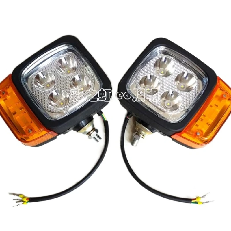 New YUANYUAN MOUNTAIN Wheel Excavator LED Combination Lamp Headlamp with Turn Signal Assembly Forklift Accessorie Super