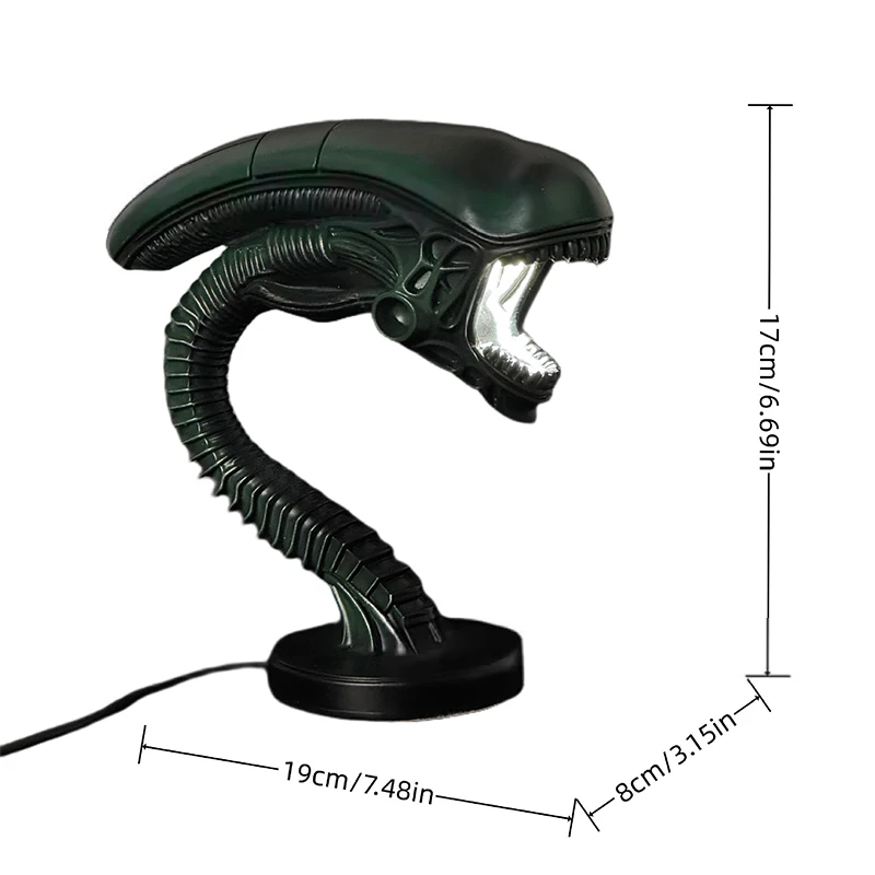 Alien Creature Resin Lamp Stand for Bedroom Home Decor