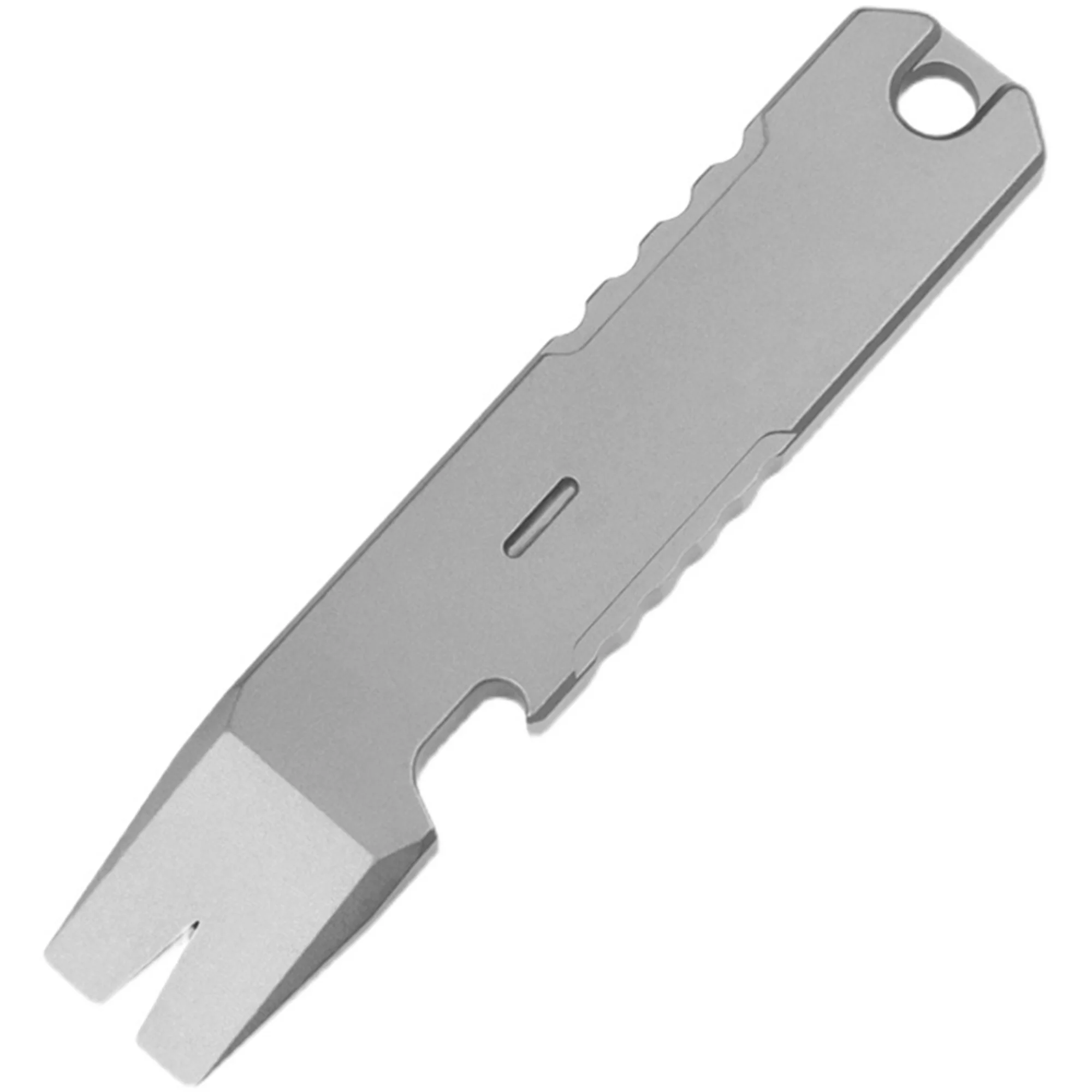 Titanium alloy Mini Prybar Multifunctional Tool Driver Bottle Opener EDC Outdoor Keychain Gadget