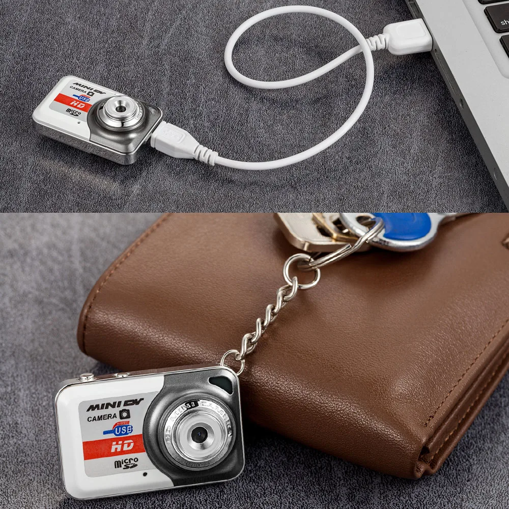 X6 Portable Ultra Mini HD High Denifition Digital Camera Mini DV Support 32GB TF Card With Mic USB Flash Drive For Camera In