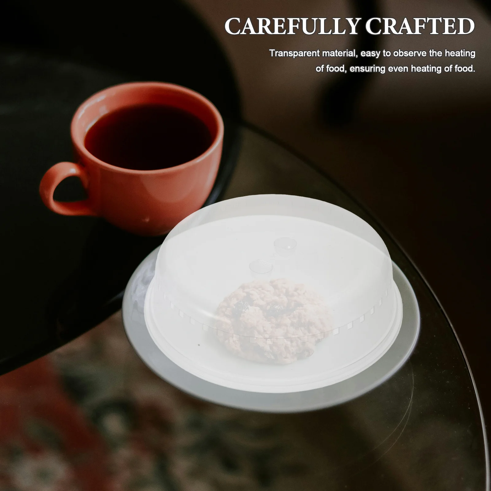 

10pcs Microwave Splatter Cover For Food: Reusable Anti-Splatter Lid Dish Bowl Cover Plate Shield Oven-Safe Kitchen Gadget