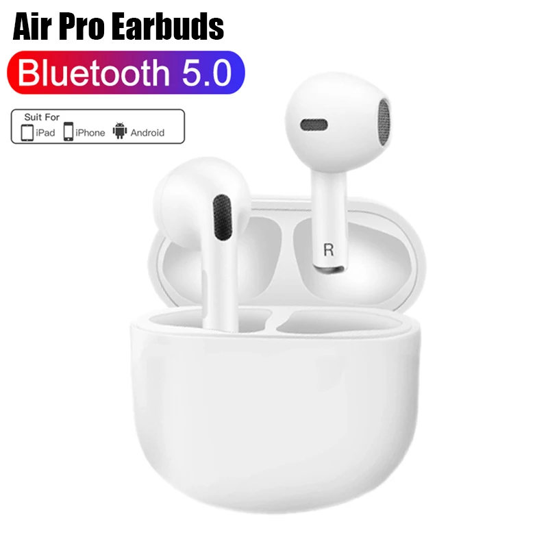 Air Pro 4 TWS Wireless Headphones In-Ear Mini Bluetooth 5.0 Earsets Waterproof Sports Headsets with Mic for Xiaomi iPhone Pro 4