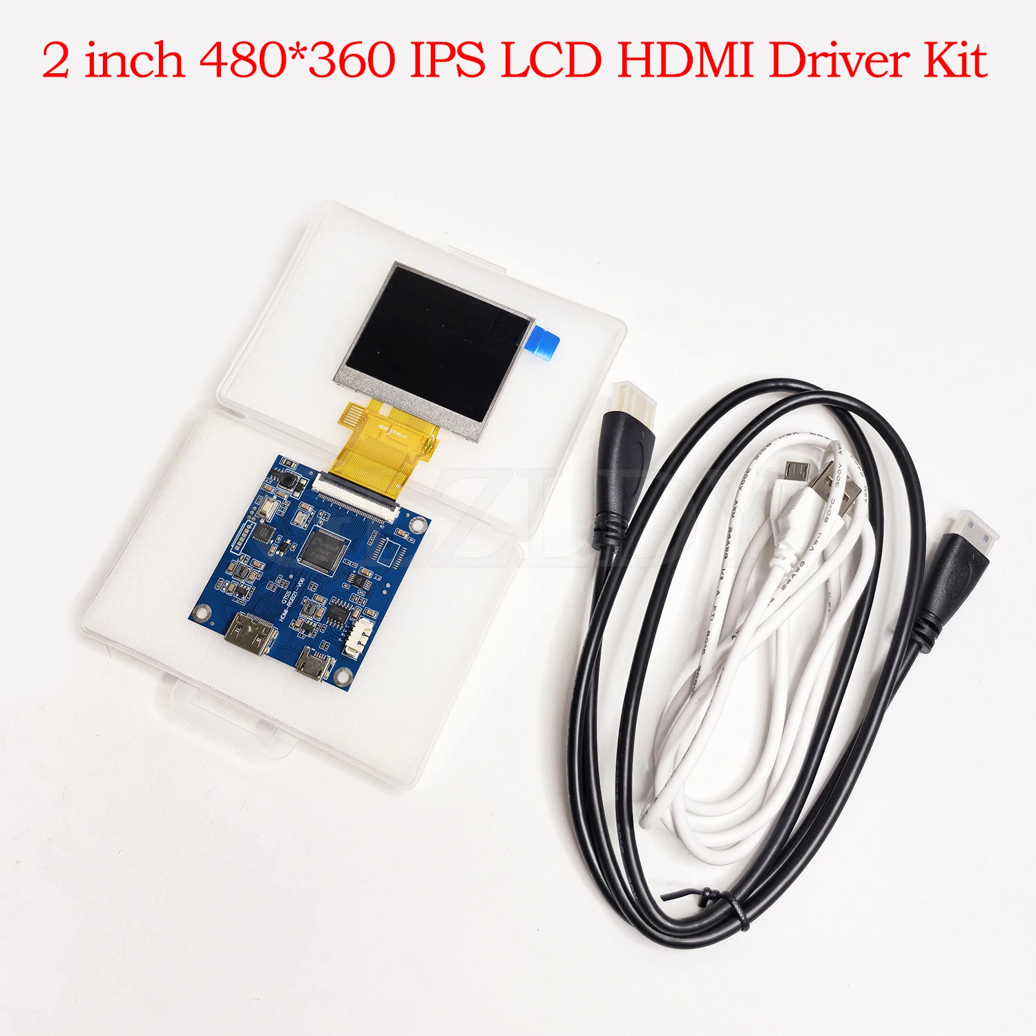 

2-дюймовый модуль TFT ЖК-дисплея ST7701S Drive IC RGB 480*360 с комплектом платы драйвера MINI HDMI USB 5 В с поддержкой аудио