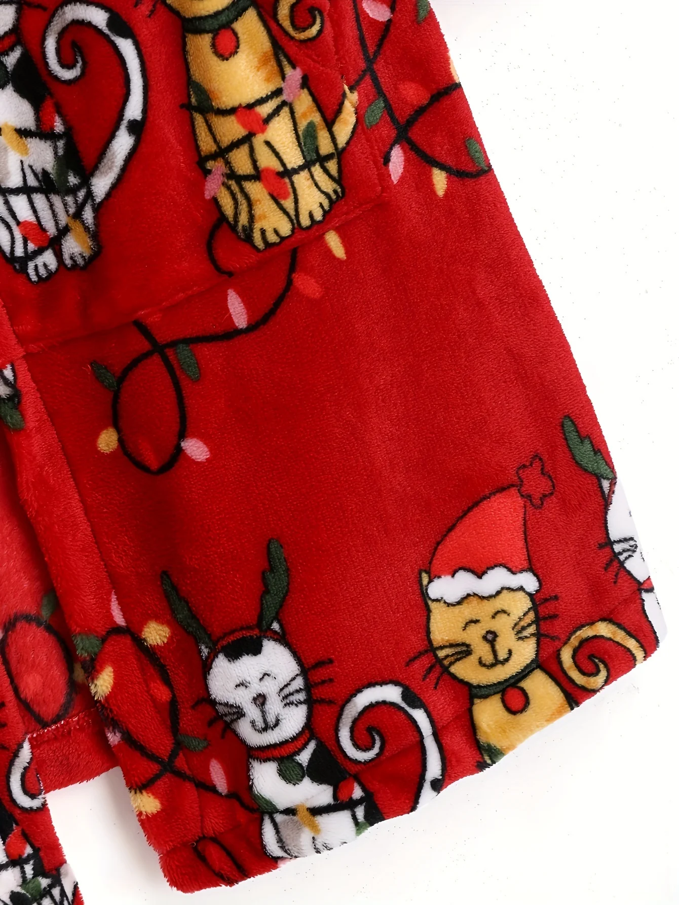 معطف فروي عصري بتصميم كرتوني لعيد الميلاد لعام 2025 مع غطاء محرك السيارة للنساء أزياء أداء الهالوين لخريف وشتاء #4