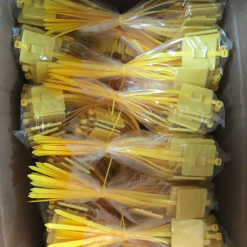UHF RFID Plastic  Cable Seal Zip Tie Tags Reusable