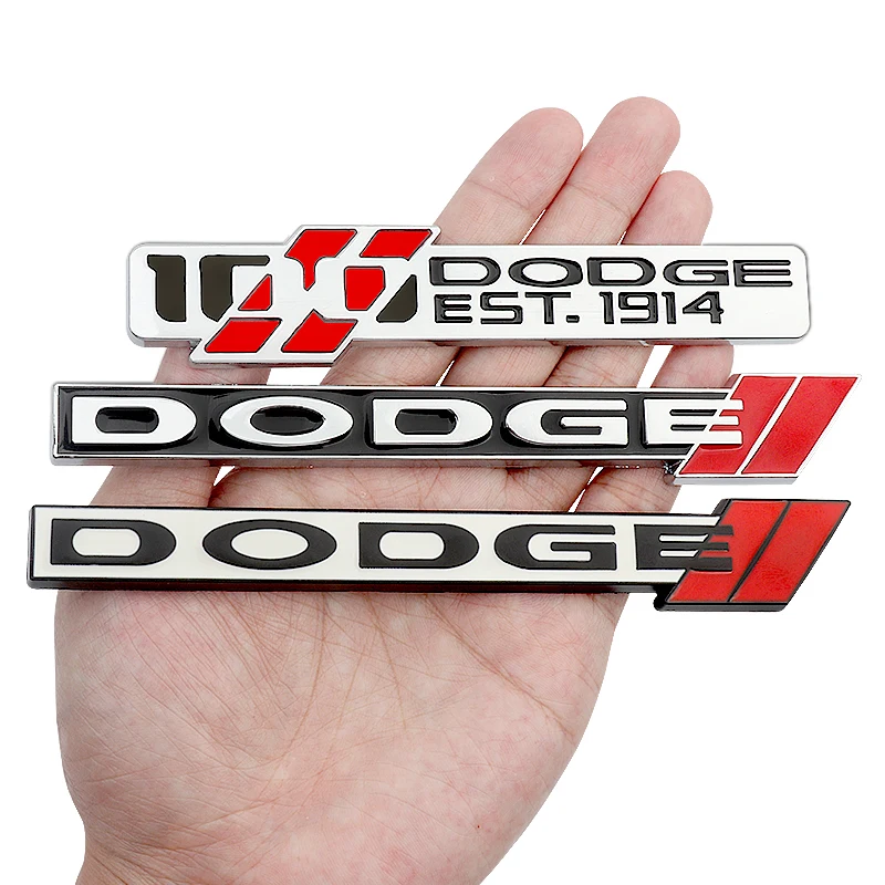 Grade dianteira do carro tronco traseiro emblema adesivo acessórios para dodge durango calibre viagem dakota carregador ram 1500 nitro desafio