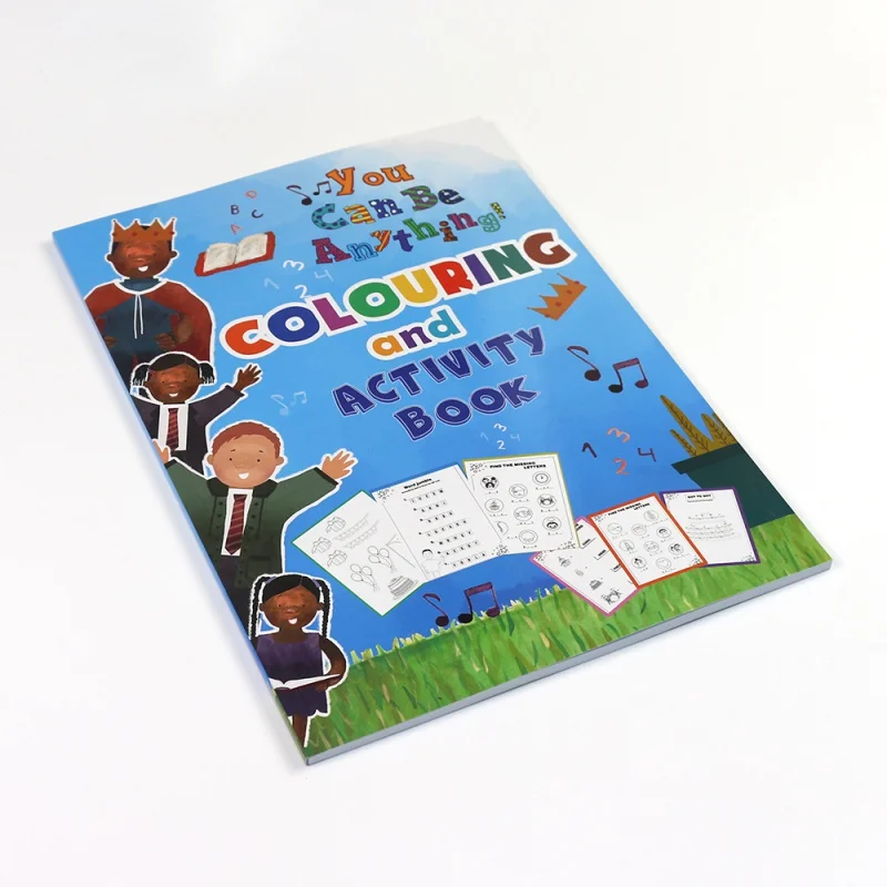 Libro personalizado a todo color para niños, libro de texto de tapa blanda, libro de Trabajo de Práctica de escritura a mano con alfabeto, paperback