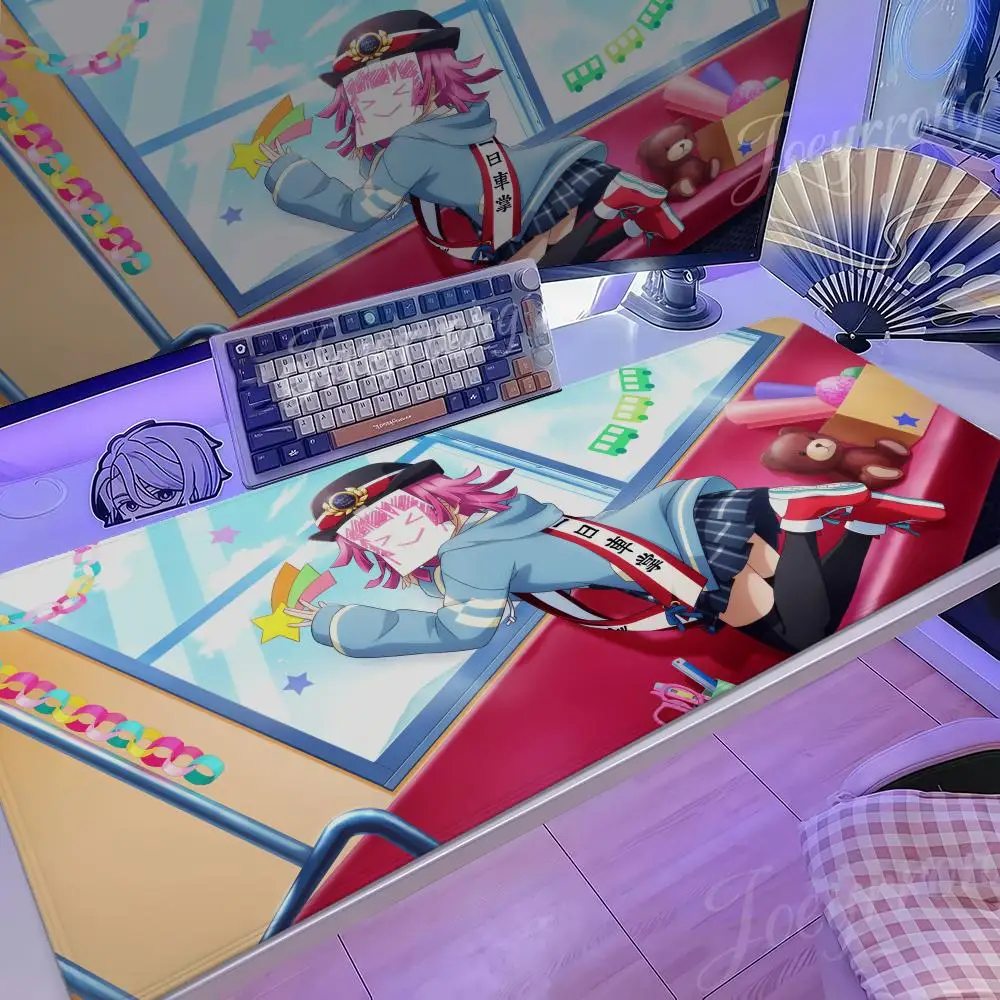 

LoveLive Rina Mouse Pad Hot Anime 1000x500 Taro Sakamoto Days XXL Large Gaming Non-slip Office Keyboard Mats Desk Mat